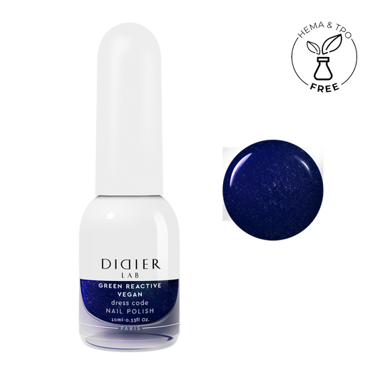 Green reactive, vegan nail polish "Didier Lab", dress code, 10ml