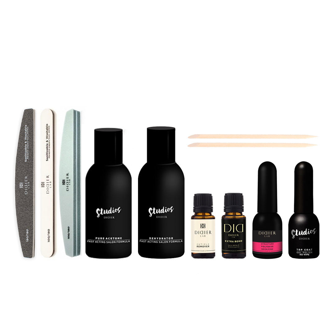 Manicure set met Polybase en Extra Bond