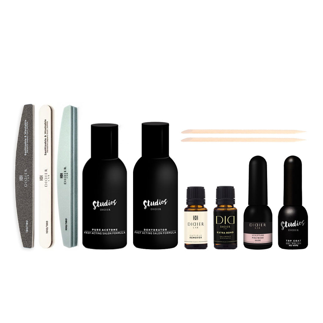 Manicure set met Polybase en Extra Bond