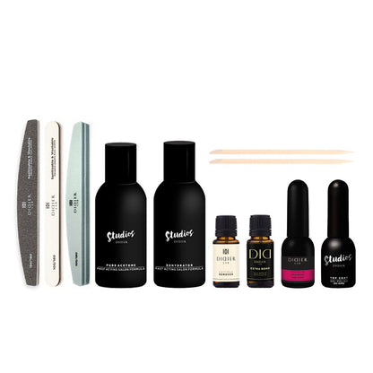 Manicure set met Polybase en Extra Bond