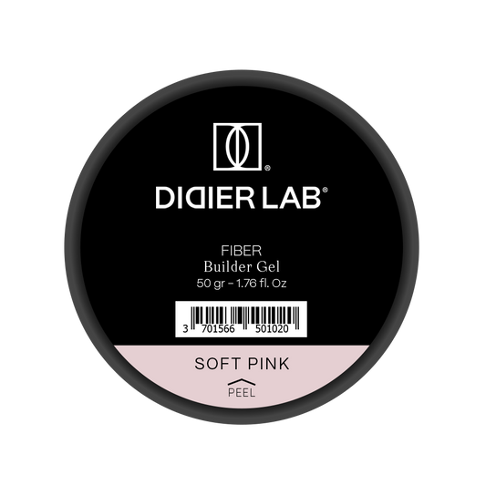 Fiber builder gel "Didier Lab", Soft Pink, 50gr