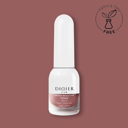 Green reactive, vegan nail polish "Didier Lab", Tell it, 10ml