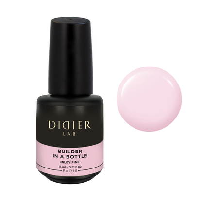 Builder Gel in a bottle "Didier Lab", Milky Pink, 15ml