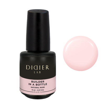 Builder Gel in a bottle "Didier Lab" Natural Rose, 15ml